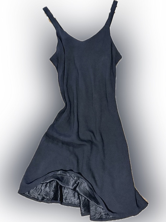 Source Unknown Dresses & Skirts - 🍓3/$40 Women's Black Slip Dress - Sleek Minimalist Style